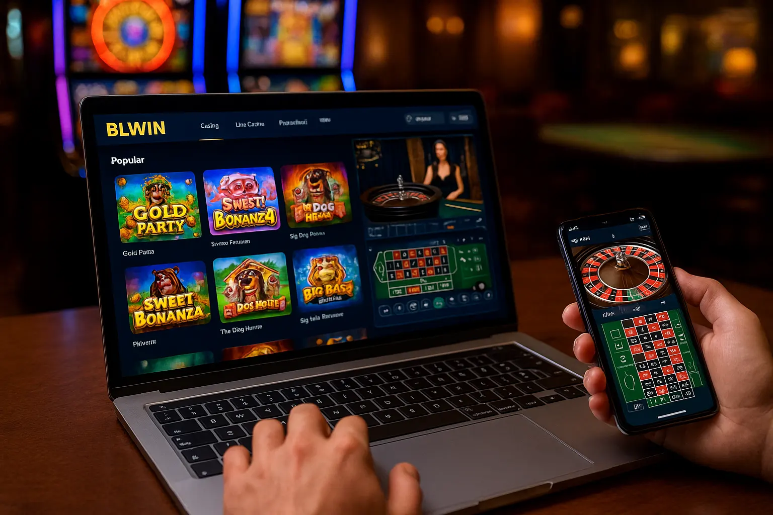 Jogos de cassino online inovadores e emocionantes na BLWIN